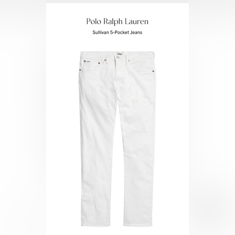 Ralph Lauren - Men’s White Jeans size 36 NWT